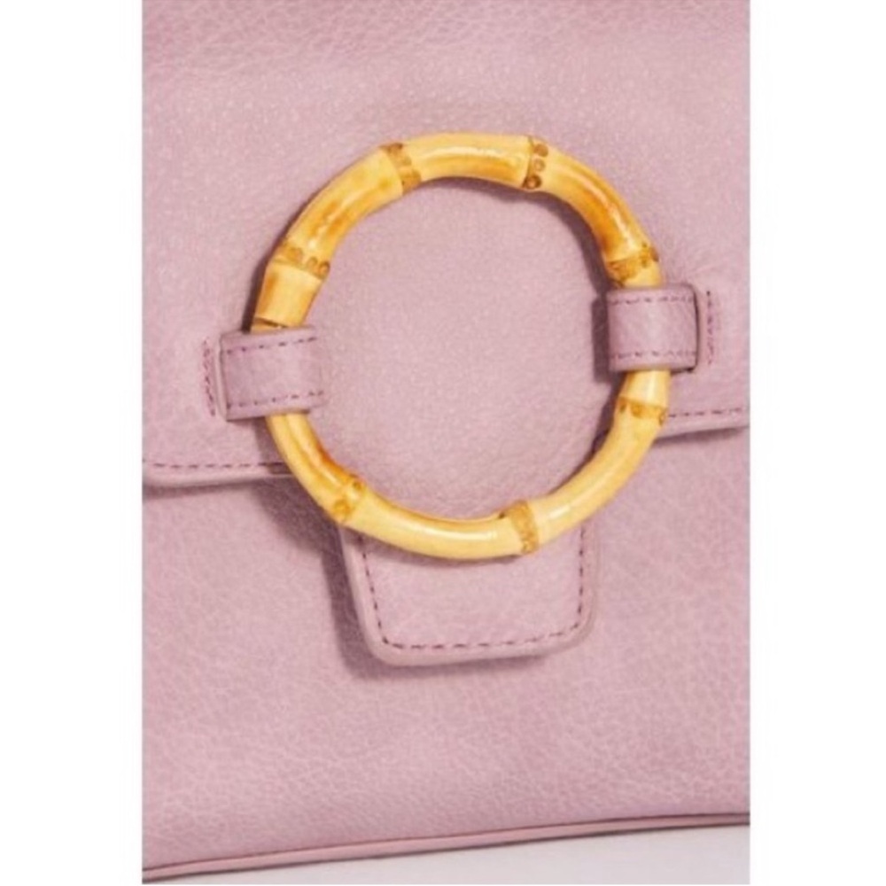 Free People! Carrie Circle Crossbody Leather Bag In Lavender/Lilac NWOT! - Picture 4 of 8